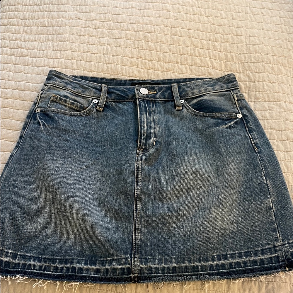 Banana Republic Blue Denim Mini Skirt
